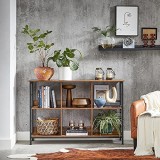 Cumpara ieftin Biblioteca, Vasagle, Negru , 120x33x80 cm