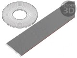 Cablu bandă 1,27mm neecranat PVC 26x28AWG 30.5m