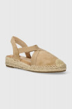 Answear Lab espadrile culoarea maro, cu platforma