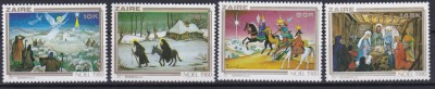 DB1 Zair Craciun 1980 Pictura 4 v. MNH foto