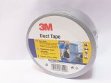 Banda adeziva textila Duct tape 3M 50 mm x 50 m - noua sigilata - argintiu