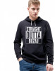 Hanorac Barbati Negru - Straight Outta Buzau - 2XL, THEICONIC