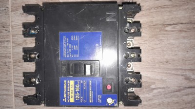 USOL,INTRERUPTOR AUTOMAT 3P+N,160A,SWITCH,HEBLU MITSUBISHI ELECTRIC NF160-SS #1 foto