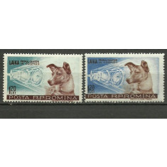 1957 - Catelusa Laika, serie neuzata