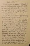 Autograf KIRILEANU. Scrisoare din anul 1947