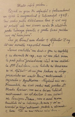 Autograf KIRILEANU. Scrisoare din anul 1947 foto