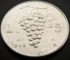 Moneda istorică 5 LIRE - ITALIA, anul 1949 * cod 1598, Europa, Aluminiu