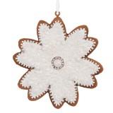 Cumpara ieftin Set 2 ornamente Fulg Zapada Craciun 9x1x10 cm