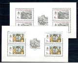Cehoslovacia 1987 - Bratislava istorica, arta, serie minicoli neuzate