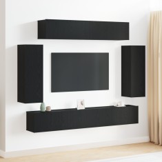 vidaXL Set TV 6 Piese - Finisaj Lemn Vechi foto