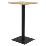 VidaXL Masă de bistro, culoarea stejarului, 60 x 60 x 107 cm