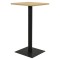 vidaXL Masă de bistro, culoarea stejarului, 60 x 60 x 107 cm 321926