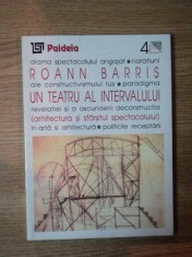 TEATRUL INTERVALULUI de ROANN BARRIS foto