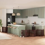 vidaXL Poartă c&acirc;ini pliabilă cu ușă 15 panouri maro 750 cm, lemn plop
