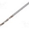 Burghiu pentru metal, 1.5mm, HSS, lungime 40mm, ALPEN-MAYKESTAG - 0095400150100