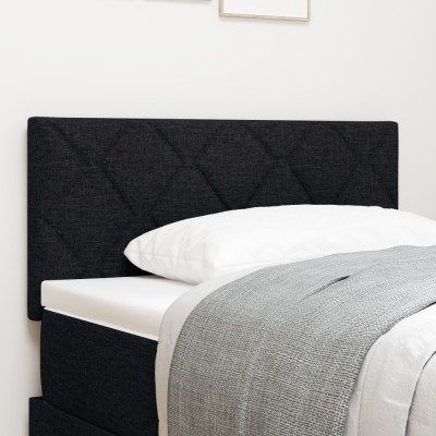 vidaXL Șezlong LED Set de 2 Negru Material textil, lemn 100 cm USB-C foto
