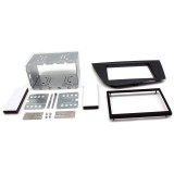 Rama adaptoare 2DIN Connects2 pentru Seat Leon 2005-2012, gri inchis
