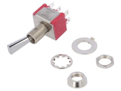 Comutator basculant DPDT ON-ON 5A foto