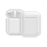 Husa kwmobile pentru casti Apple Airpods 1 si 2, Transparenta - RESIGILAT