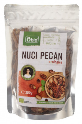 Nuci pecan raw eco 250g OBIO foto