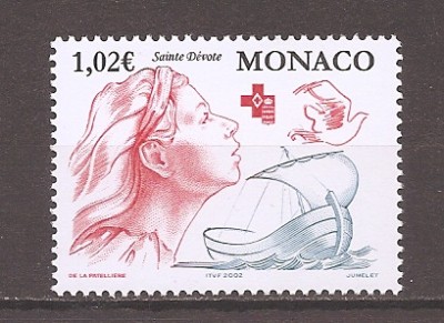 Monaco 2002 - Crucea Rosie, MNH foto