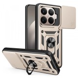 Husa pentru Xiaomi 15T Pro, Techsuit, CamShield, Aurie