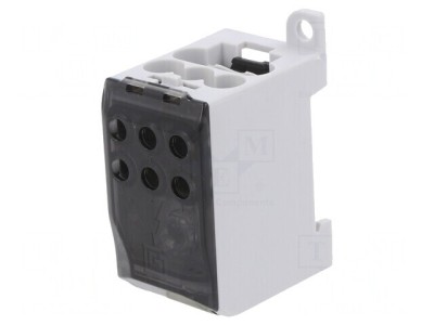 Bloc de distribuție 1 pistă 7 borne 32,4mm foto