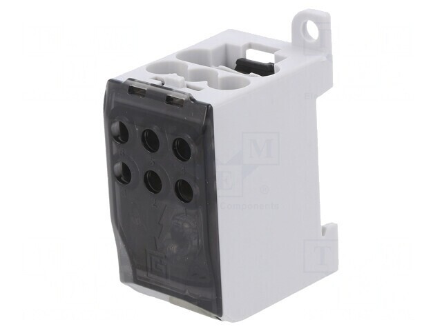 Bloc de distribuție 1 pistă 7 borne 32,4mm