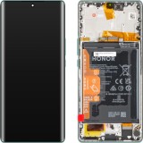 Cumpara ieftin Display cu Touchscreen Honor Magic5 Lite, cu Rama si Acumulator, Verde (Emerald Green), Service Pack 0235AEMX