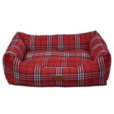 Culcus Danish, 4Dog Deluxe, rosu, M, 62 x 44 x 22 cm