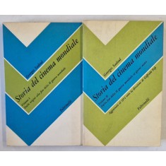 STORIA DEL CINEMA MONDIALE par GEORGES SADOUL , VOLUMELE I - II , TEXT IN LIMBA ITALIANA , 1972