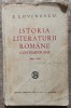 Istoria literaturii romane contemporane 1900-1937 - Emil Lovinescu, Brosata