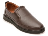 Pantofi OTTER maro, KC70999, din piele naturala