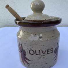 OLIVIERA cu polonic din CERAMICA frantuzeasca designer ROBERT PICAULT, Vallauris