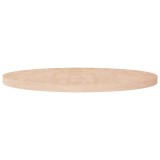 Cumpara ieftin Blat de masa rotund, &Oslash;90x4 cm, lemn masiv stejar netratat