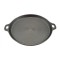 Placa gratar, fonta, rotunda, 34 cm, Perfect Home