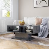 Cumpara ieftin Măsuță cafea gri extralucios 103,5x50x44,5 cm lemn prelucrat