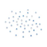 Strasuri rotunde OPAL - albastre, 50 buc., INGINAILS