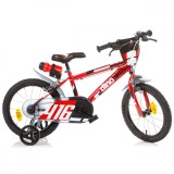Bicicleta pentru copii model 416 DB-416US-06 Dino Bikes, 16 inch, rosu for Your BabyKids