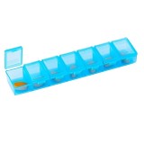 Cutie Pastile Organizator Medicamente 7 Zile, Dozator Zilnic Saptamanal, Portabil, ABS, Diverse Culori