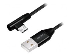 Cablu USB 2.0 A la Micro B 1m Unghi PVC foto