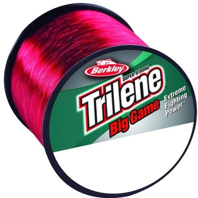 Fir Monofilament Berkley Trilene Big Game Rosu 15kg 0.48MM 600M foto