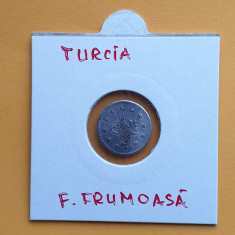 Moneda veche din argint probabil kurush - Turcia - Imperiu Otoman -