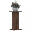 Gossi suporturi de plante 2 buc. stejar maro 30x30x60cm lemn compozit