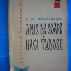HOPCT TEATRU -APUS DE SOARE SI HAGI TUDOSE -B ST DELAVRANCEA-1958-227 PAGINI