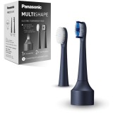 Cap MultiShape Panasonic ER-CTB1, periuta de dinti cu vibratii sonice, 2 perii multi-fit si ultrafina, capac protectie, compatibil cu modelele ER-CKL2