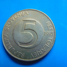 SLOVENIA -5 TOLARJEV 1995