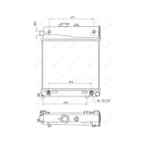 Radiator racire motor Nrf 58232