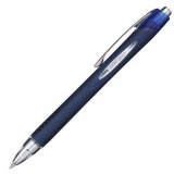 Pix Jetstream Uni-ball SXN-217, 0. 7mm, cu mecanism, corp albastru inchis, detalii in culoarea scrisului albastru
