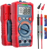 Multimetru digital AstroAI M4KOR, TRMS 4000, Ohmmetru, Voltmetru 1,5V 9V 12V, Masurare fara contact, Lanterna